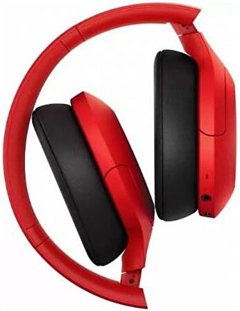 Coverzone Bluetooth Kablosuz Kulaklık Gürültü Engelleyici Hands Free Telefon Görüşmesi Yapabilme Extra Bas WH-XB910N (Kırmızı)