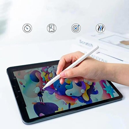 iPad ile Uyumlu Manyetik Çizim Kalemi Profesyonel Palm Rejection Avuç içi Reddetme Eğim Algılamalı Magnetic Şarjlı Açıklamada Uyumlu Modelleri İnceleyiniz (Pencil 9 Hassas Uçlu)