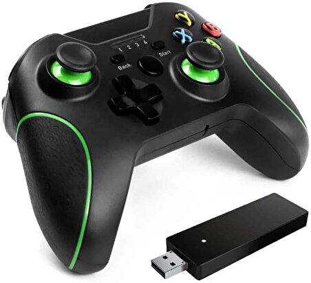 Coverzone Xbox One Oyun Kolu Pc ile Uyumlu Game Pad Rahat ve Konforlu Kullanım Özgün Tasarım XB1 (Kablosuz)