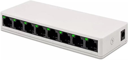 Coverzone Ethernet 8 Port Switch Hub Network Ağ Anahtarı 10/100MBPS LV-SW08