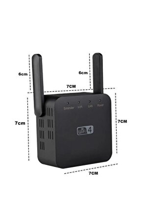 Kablosuz AP Repeater Wps Router 300 Mbps Wifi Sinyal Yaklaştırıcı Güçlendirici Menzil Genişletici
