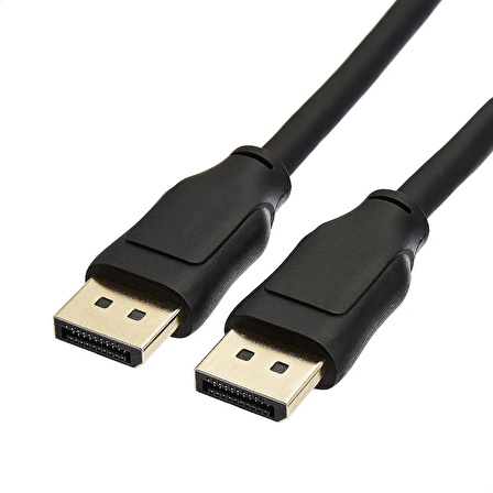 Coverzone DisplayPort to DisplayPort Monitör Kablosu 1.8 Metre A Kalite Siyah Renk ZR737