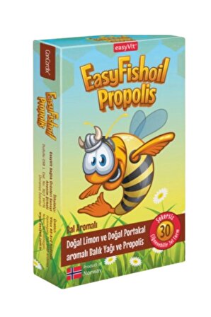 Easyfishoil Propolis Omega 3 Bal Aromalı 30 Jel Tablet