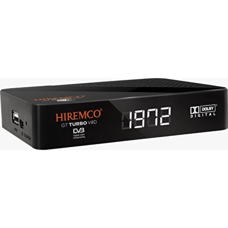 Hiremco GT TURBO V8D+ 2Gb 128Mb FHD Uydu Alıc