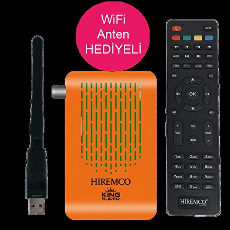 Hiremco King Süper HD Orange Uydu Alıcısı