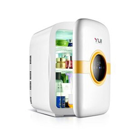 Yui K22 Dokunmatik Led Ekranlı Kozmetik, Gıda, Araç Ve Ev Tipi 20 Litre Taşınabilir Mini Buzdolabı
