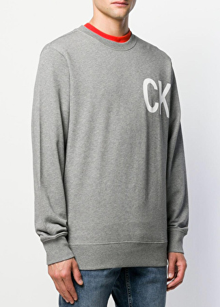 Calvin Klein Jeans Erkek Bisiklet Yaka Sweatshirt J30J312468 U005114 