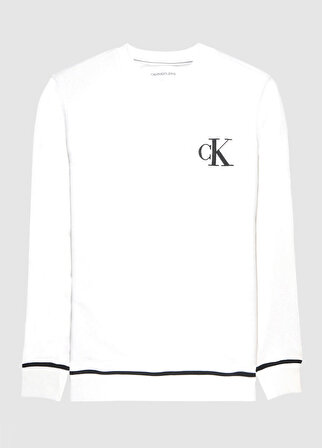 Calvin Klein Jeans Erkek Bisiklet Yaka Sweatshirt K10K107165 U006388 