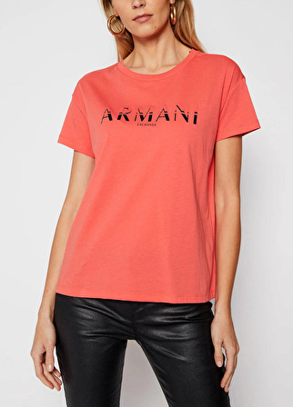 Armani Exchange Kadın Bisiklet Yaka Tişört 3KYTGD D006851 