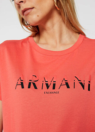 Armani Exchange Kadın Bisiklet Yaka Tişört 3KYTGD D006851 