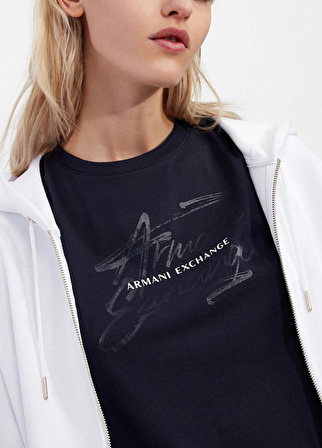 Armani Exchange Kadın Bisiklet Yaka Tişört 3KYTKR D006855 