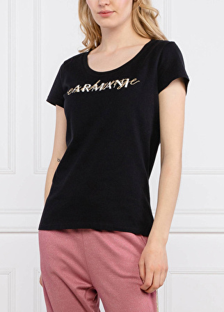 Armani Exchange Kadın Bisiklet Yaka Tişört 3KYTGV D006869 