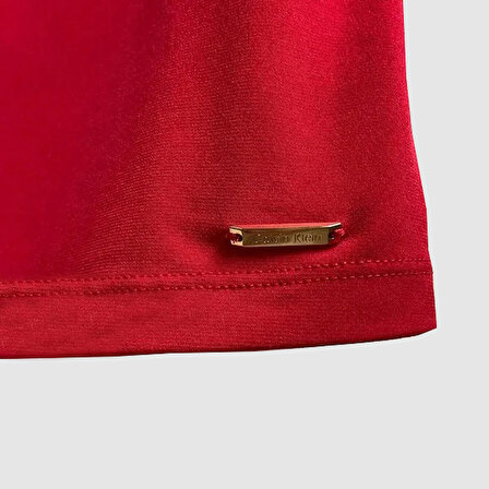 Calvin Klein Solid Pleat Kadın Bluz D007365 