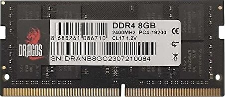 Dragos Edgehorizon M 8GB DDR4 2400Mhz Notebook Ram
