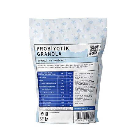 Probiyotik Granola - Badem & Vanilya 200 gr