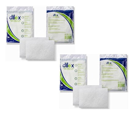 Dilex Köpüklü Hasta Temizlik Lifi Temizleme Süngeri 20li 4 Paket