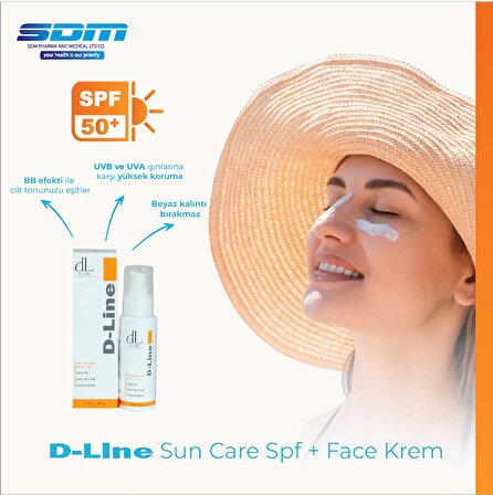 Sun Care Cream Spf 50 + Face