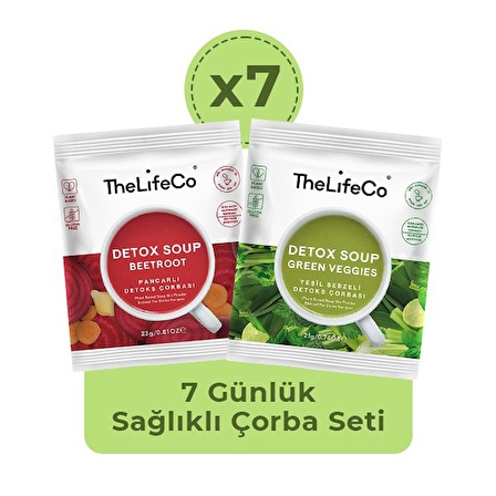 On The Go - 7 Günlük Hazır Detox Çorba  Paketi