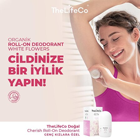 TheLifeCo Doğal Roll-on Deodorant Cherish 60ml + White Cedar 60ml + White Flowers 60ml