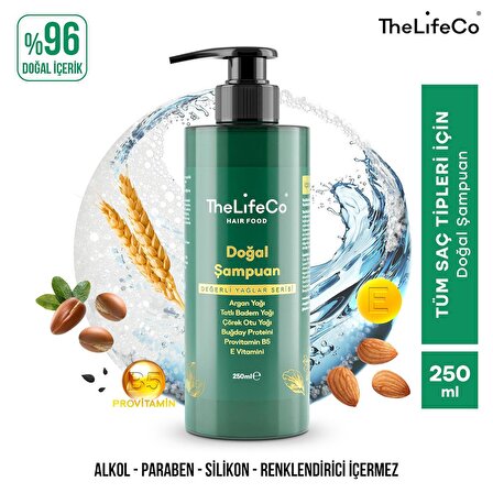 TheLifeCo HairFood Değerli Yağlar Serisi Doğal Şampuan 250 ml