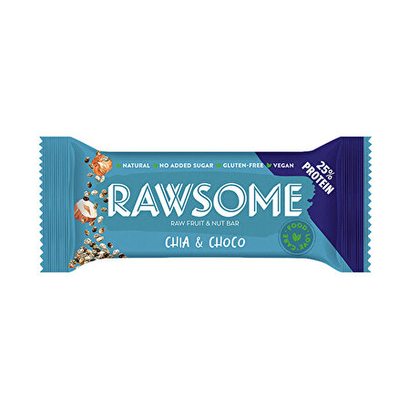 Rawsome Protein Bar 40 Gr 1 Adet - PORTAKAL FINDIK