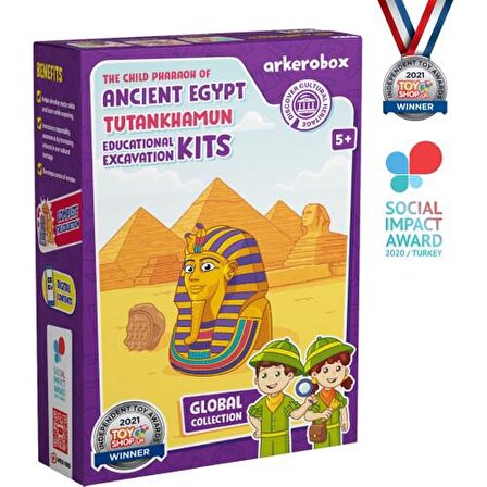 Arkerobox Antik Mısır | Tutankhamun Eğitici Kazı Seti | Global Koleksiyon