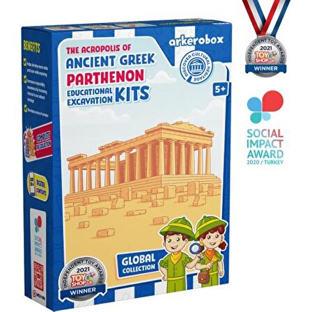 Arkerobox Antik Yunan | Parthenon Eğitici Kazı Seti | Global Koleksiyon
