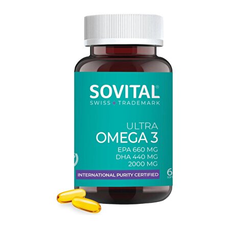 Sovital Premium Omega 3 1000 mg 60 Kapsül
