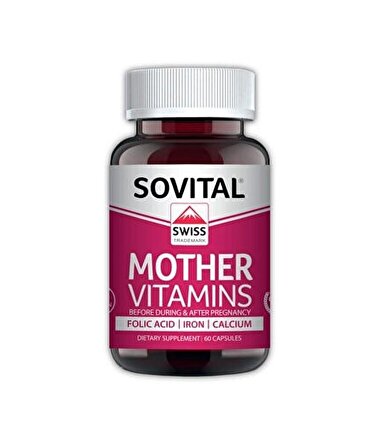Sovital Mother Vitamins 60 Kapsül