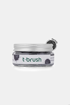 T-Brush Aktif Kömürlü Diş Macunu Efervesan Tablet Florürlü 90 Adet