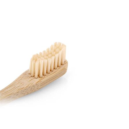 T-Brush Yetişkin Bambu Diş Fırçası Krem Rengi