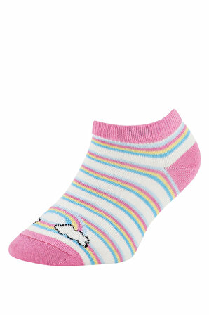 DeFacto Kız Çocuk 5'li Pamuklu Patik Çorap T7635A6NSKR1