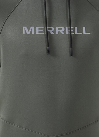 Merrell Haki Erkek Kapüşonlu Düz Sweatshirt M23SEARCH SEARCH