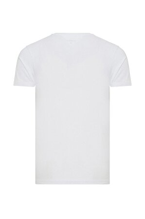 Merrell Bisiklet Yaka Beyaz Erkek T-Shirt M3TRAD T-Shirt