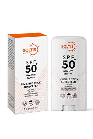 Soltis Şeffaf Stick Güneş Koruyucu SPF50+ Pa++++ , 15 gr