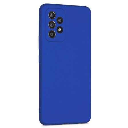 Microsonic Matte Silicone Samsung Galaxy A33 5G Kılıf Mavi