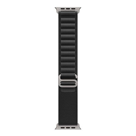 Microsonic Apple Watch Series 9 45mm Kordon Alpine Loop Siyah