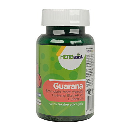 Herbasist Guarana 30 Kapsül - AROMASIZ
