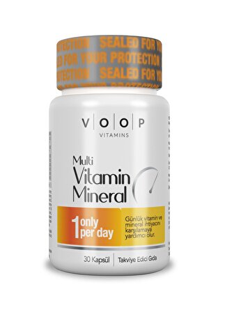 Voop Multivitamin Multimineral 30 Kapsül