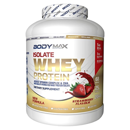 BODYMAX WHEY PROTEİN ISOLATE 2040GR ÇİLEK