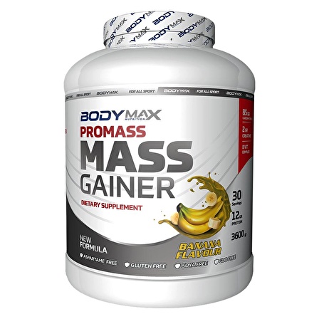 BODYMAX MASSTECH MASS GAİNER 3600GR MUZ