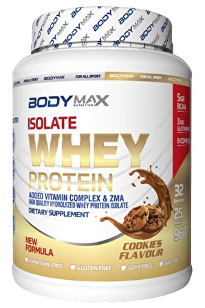 BODYMAX WHEY PROTEİN ISOLATE 960GR KURABİYE