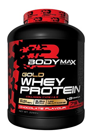 Bodymax Gold Whey Protein Tozu 2250gr 75 Servis Çikolata Aromalı