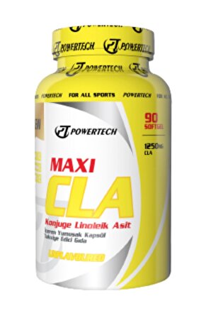 Powertech Maxi CLA Konjuge Linoleik Asit 90 Kapsül 1250 mg