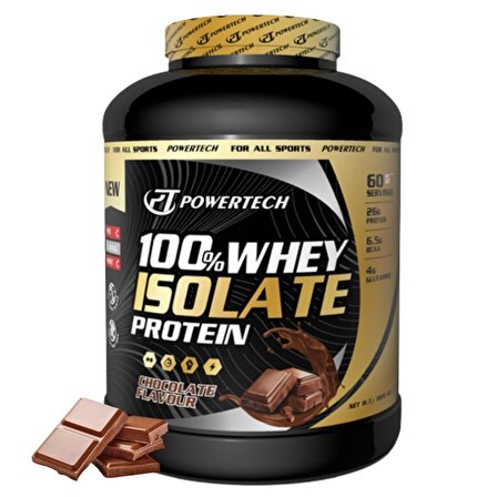 %100 Isolate Whey Protein Tozu ( izole whey protein ) 1800 Gr Çikolata Aromalı