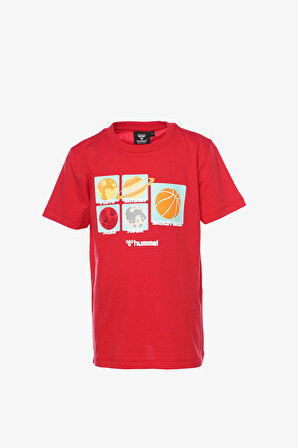 Hummel Hmldraco Çocuk Kırmızı T-Shirt 911795-3658
