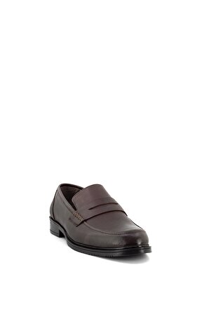Elit Srr6316C Erkek Hakiki Deri Klasik Ayakkabı Kahverengi