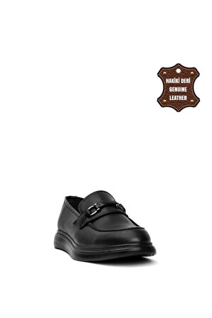 Elit BtKRD03 Erkek Hakiki Deri Klasik Ayakkabı Siyah