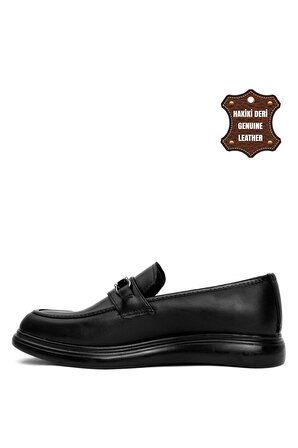 Elit BtKRD03 Erkek Hakiki Deri Klasik Ayakkabı Siyah