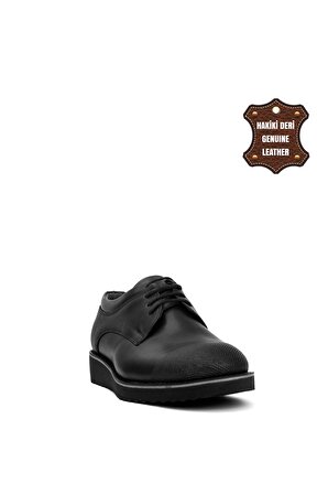Elit BtPV684 Erkek Hakiki Deri Klasik Ayakkabı Siyah
